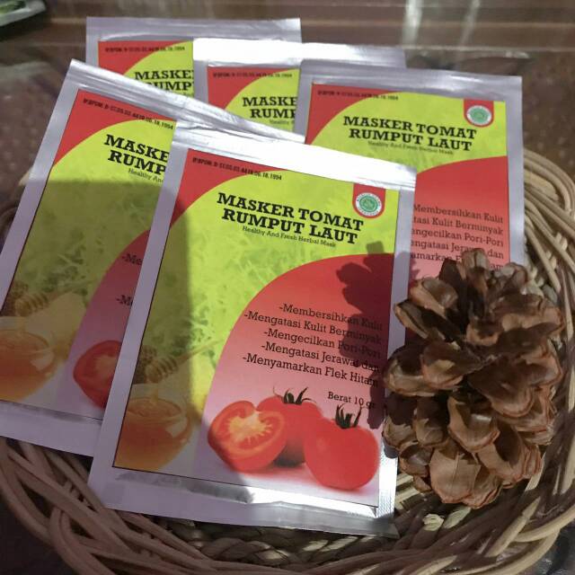 MASKER TOMAT RUMPUT LAUT