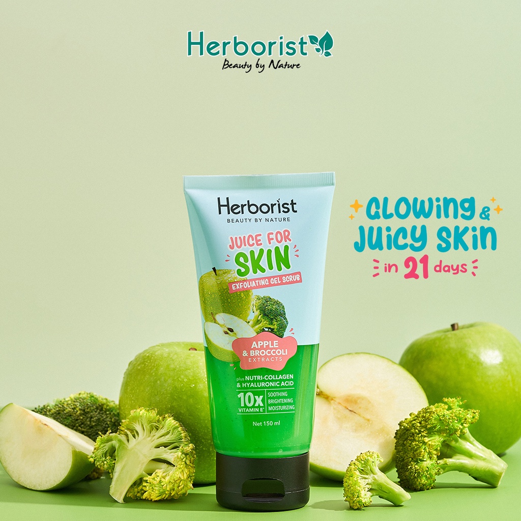 Jual Herborist Exfoliating Gel Scrub 150ml Indonesia