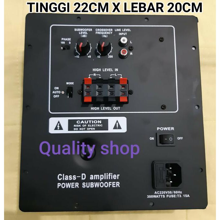 Sale Power Kit Subwoofer Class D