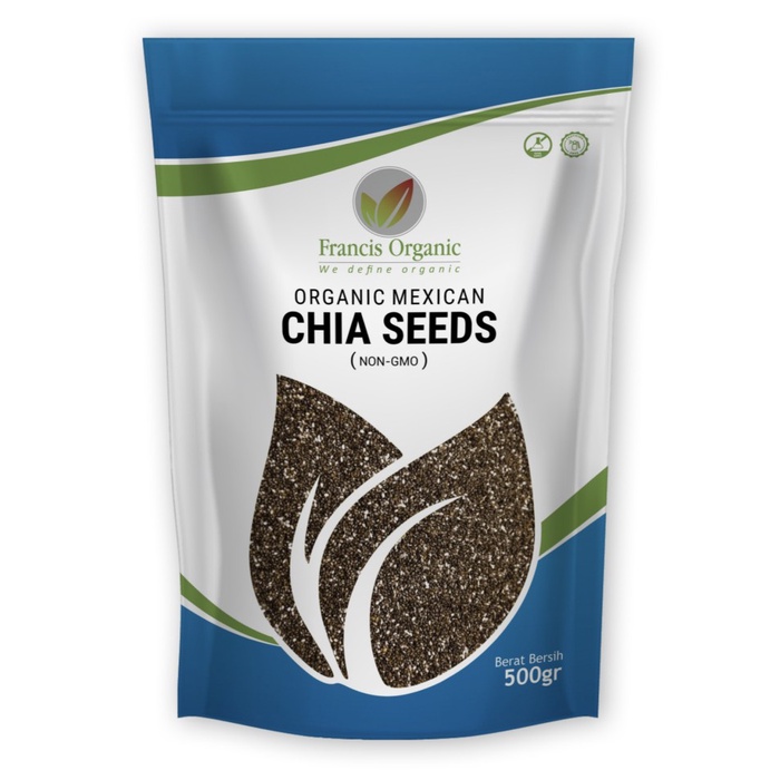 

DISKON HARGA Organic Black Chia Seed Mexico / Chia Seed Mexico Organik ( 500gram ) AR030