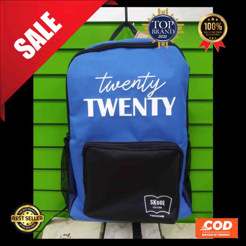 TOMKINS - TAS SEKOLAH ANAK REMAJA LAKI - LAKI & PEREMPUAN NEW ARIVAL / BLUE