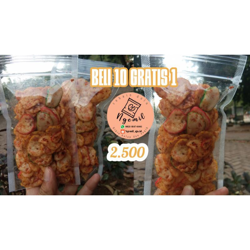 

KERUPUK JABLAY / KERUPUK SEBLAK / KERUPUK BATET 100/60 gram