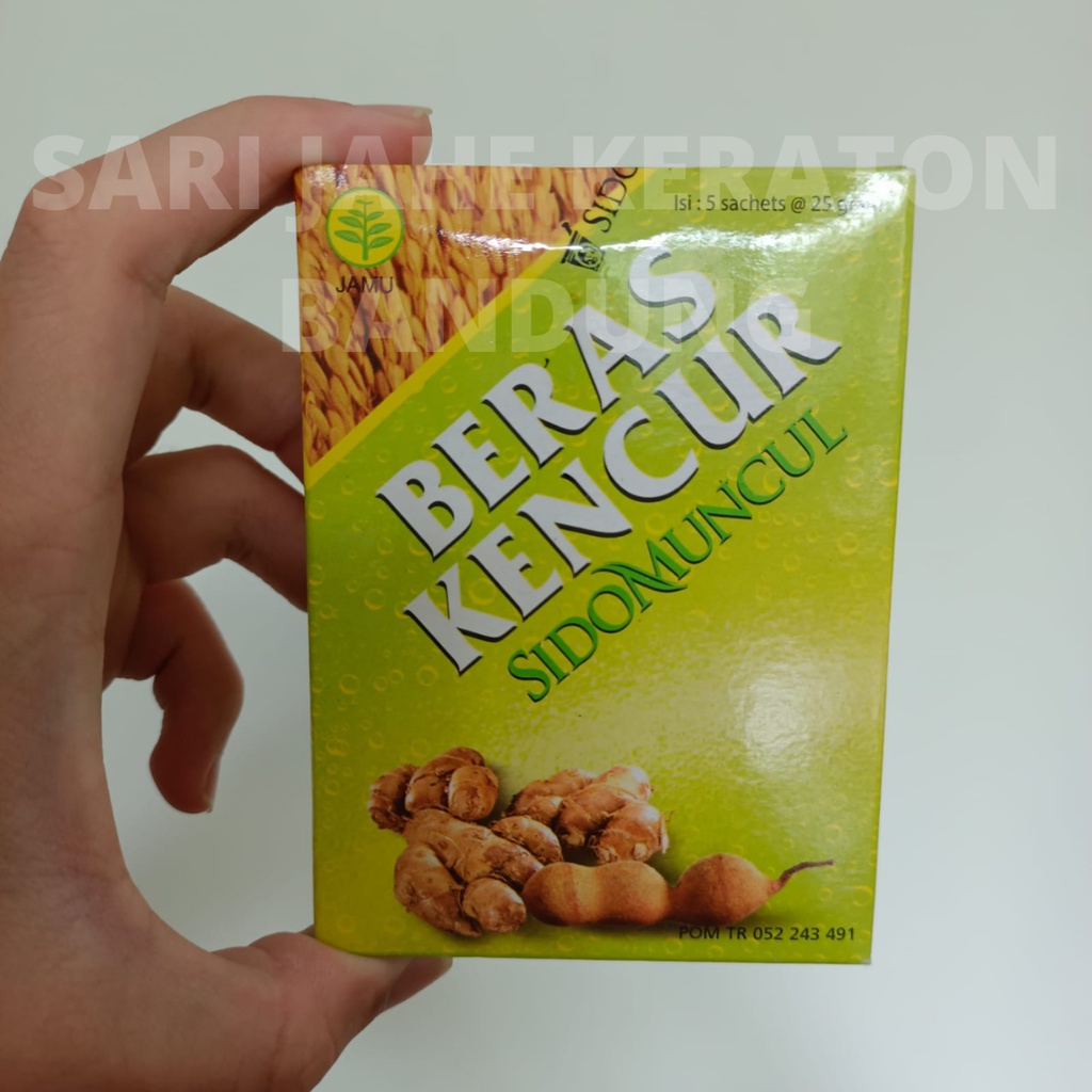 

Jamu Beras Kencur Dus isi 5 sachet Sido Muncul