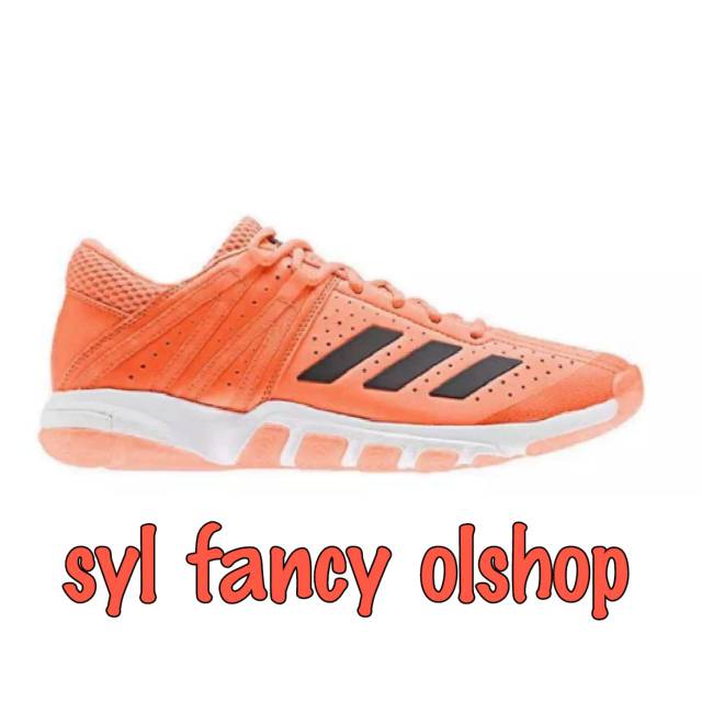 Sepatu Adidas Badminton Wutch P5.1 Unisex Badminton Shoes Orange Original BNIB 100%