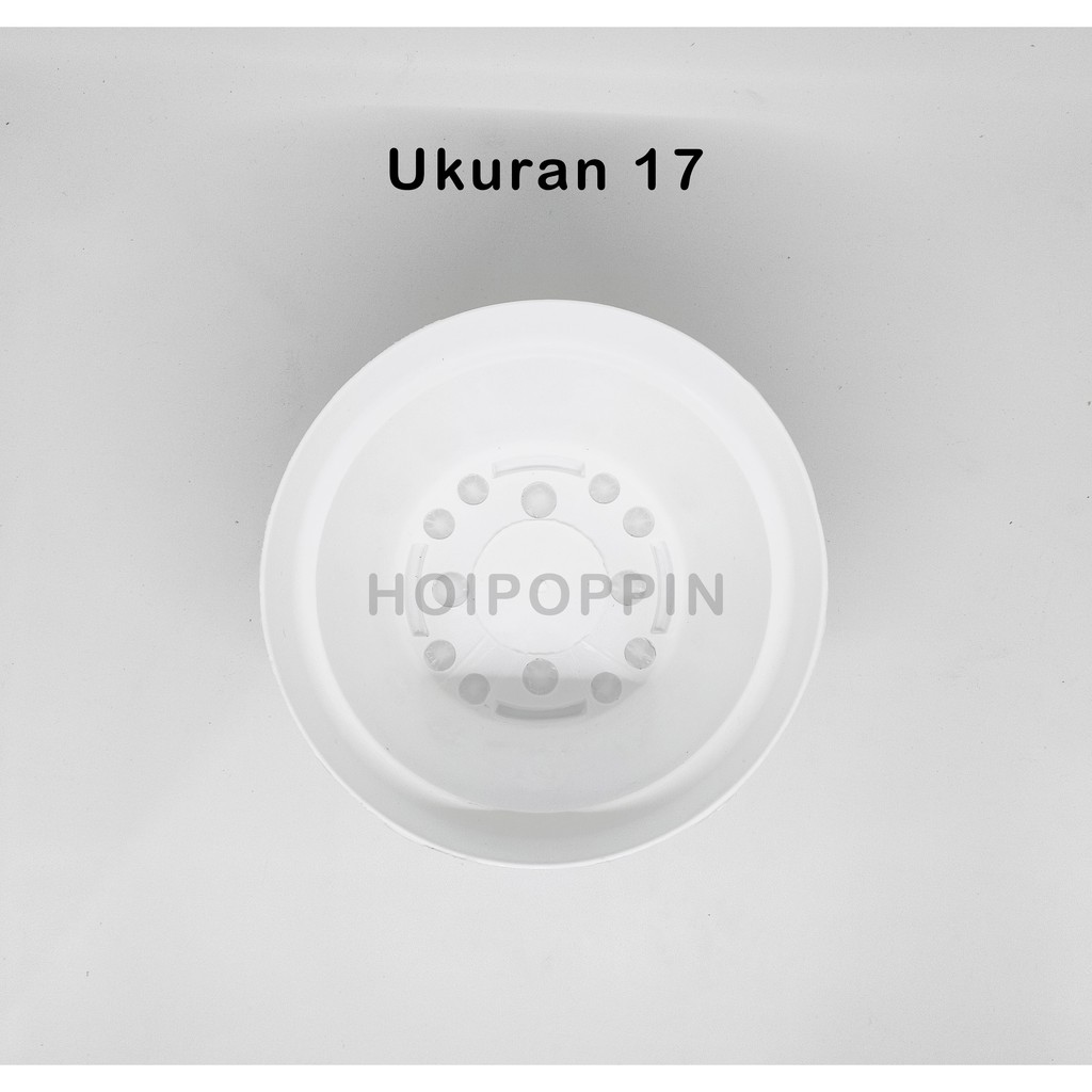 HPP - GROSIR POT 17 PUTIH / POT 17 PUTIH / POT PEMBIBITAN / POT HARGA GROSIR / POT POLOS PUTIH