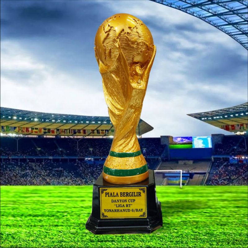 Piala Dunia ( World Cup ) Tinggi 50 cm