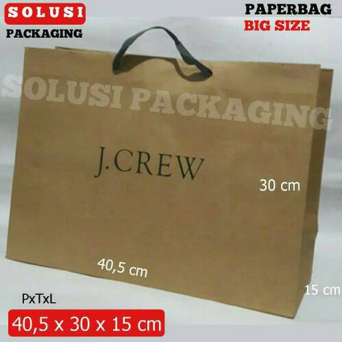 

ISI 12PCS PAPERBAG 40,5x30x15CM/KANTONG KERTAS/TAS KERTAS/SHOPPING BAG/PAPER BAG