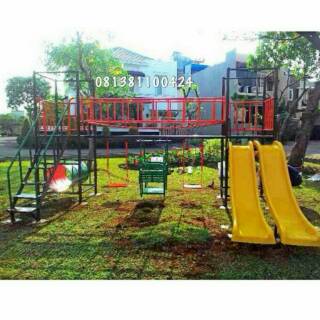 Waduhh Jatuh Dari Perosotan Playground Outdoor Sampai Nangis Tempat Bermain Anak