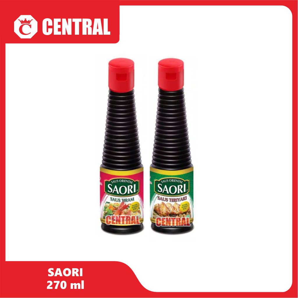 

SAORI SAUS TIRAM 270ml BOTOL /Centralbandung