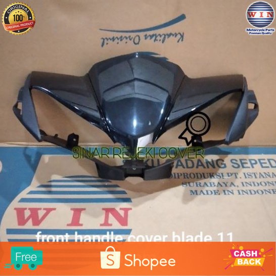 WIN - BATOK KEPALA DEPAN BLADE FI 125 HITAM