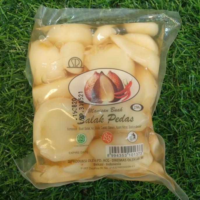 

,,,,,,,] Manisan buah salak manis pedas 250 gr / Asinan salak kulit Halal MUI