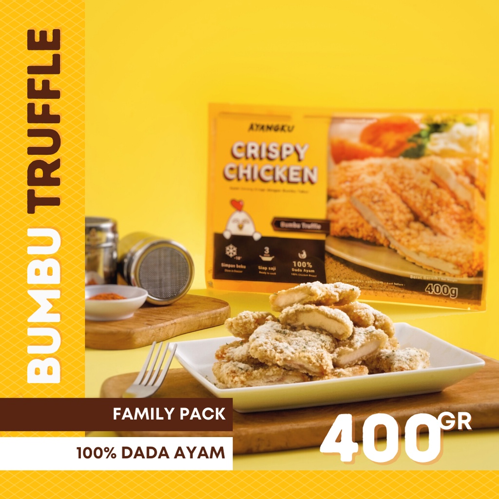 

Crispy Chicken Bumbu Truffle Family Pack 400 gram Ayangku