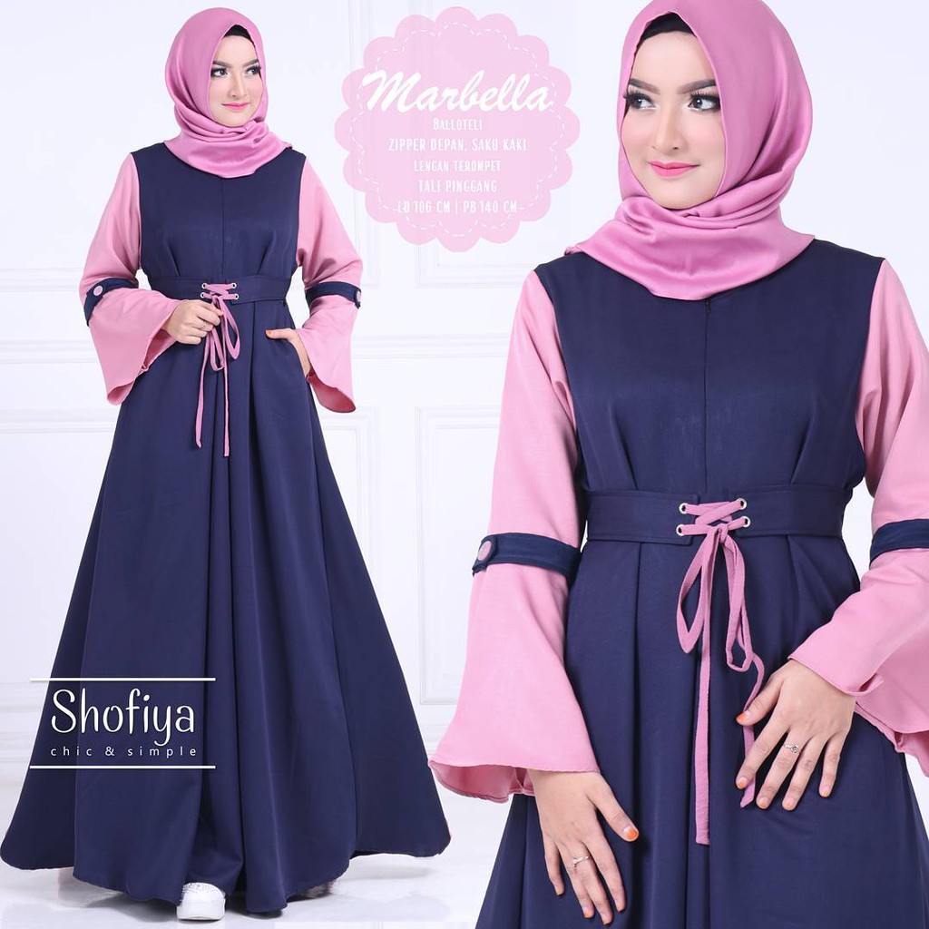 Termurah Eric summers neo gracella gamis gracella ceruti gamis polos set khimar