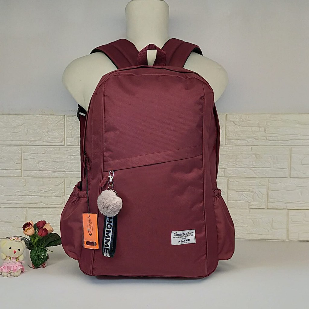 TAS RANSEL SEKOLAH WANITA DAN PRIA/BACKPACK FASHION ANAK REMAJA MURAH CRV -002