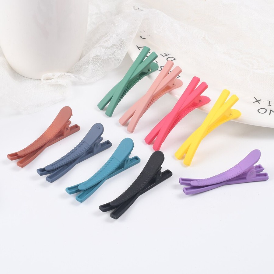 Jepit Rambut Korea Anak Dewasa Warna Warni Polos Jepita Rambut Korean Fashion Matte Colour Murah Praktis
