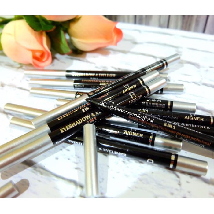AIGNER HITAM   PENSIL EYELINER EYESHADOW (HARGA SATUAN)