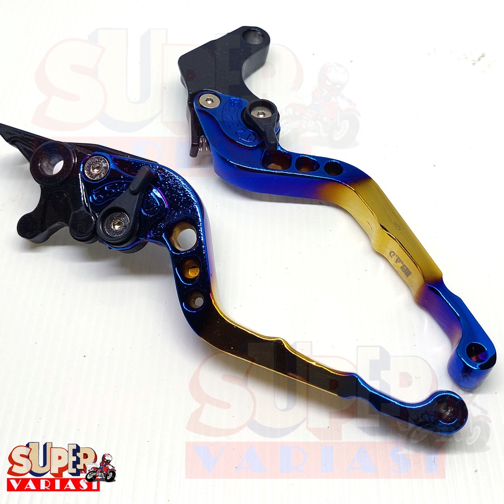 Handle Rem Kopling Variasi Tiger , sonic , CB150 , CBR ,CBR 150R, Satria Fu , Verza , GL pro twotone gold merah