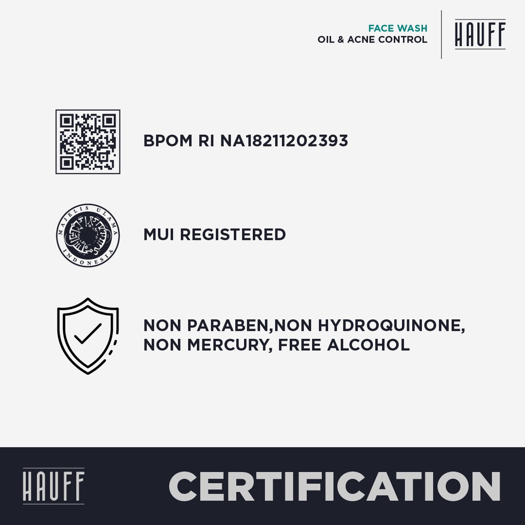 HAUFF Face Wash Oil &amp; Acne Control