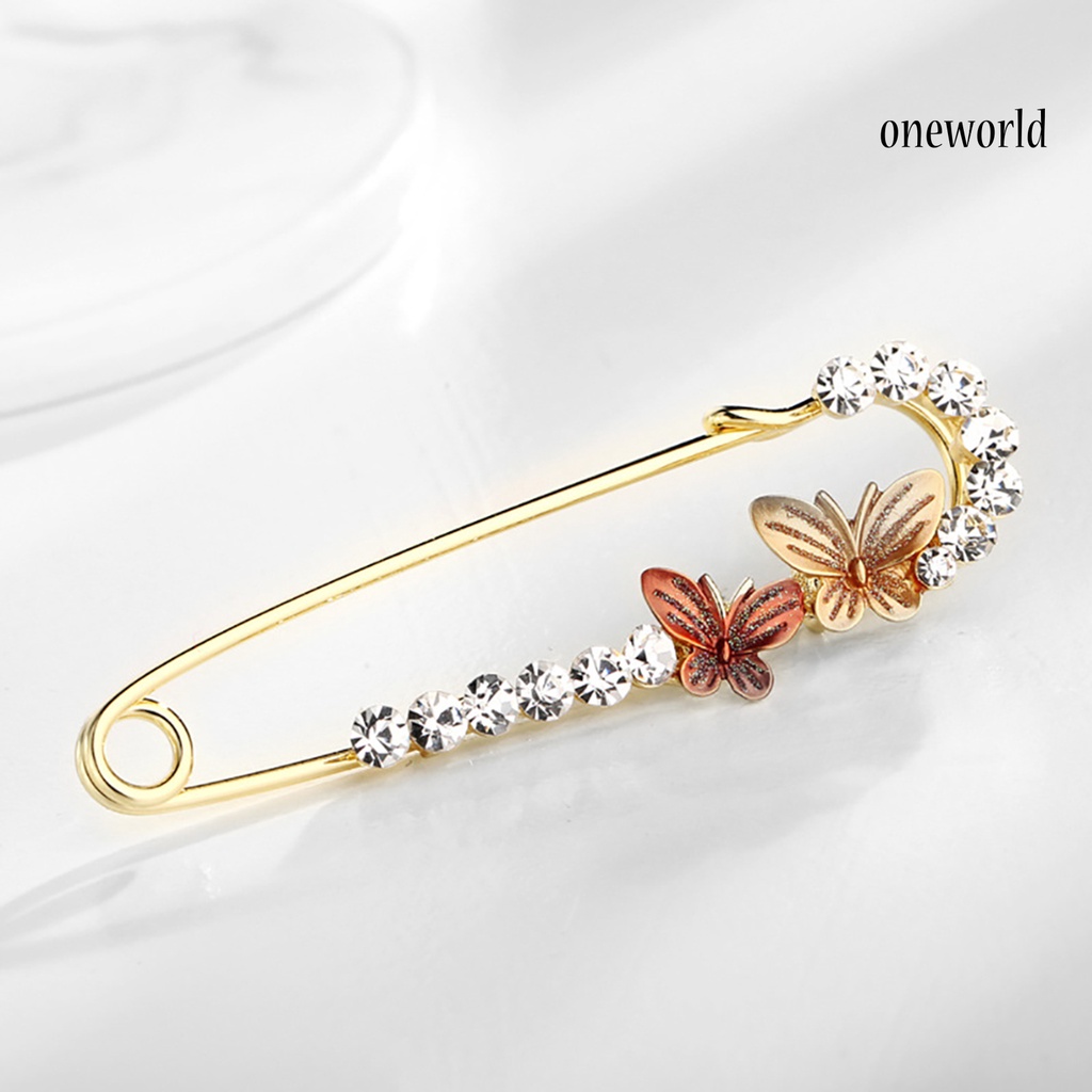 OW@ Simple Brooch Pin Exquisite Craftsmanship Rust-resistance Jewelry Accessaries Women Luxury Badge for Annual Meeting