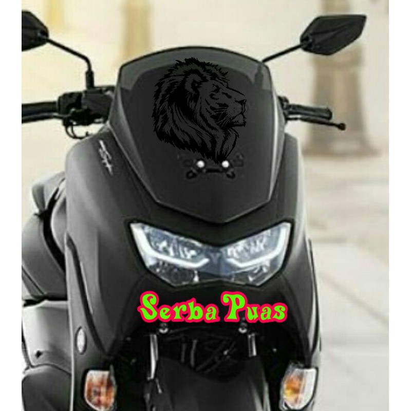 Stiker Visor Motor Harimau Sticker Raja Hutan Tameng Motor Stiker Motor Nmax Pcx Adv Lexi