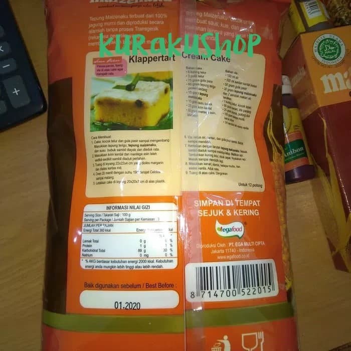 

D02D1 Tepung Maizenaku 1 Kg Da01D100