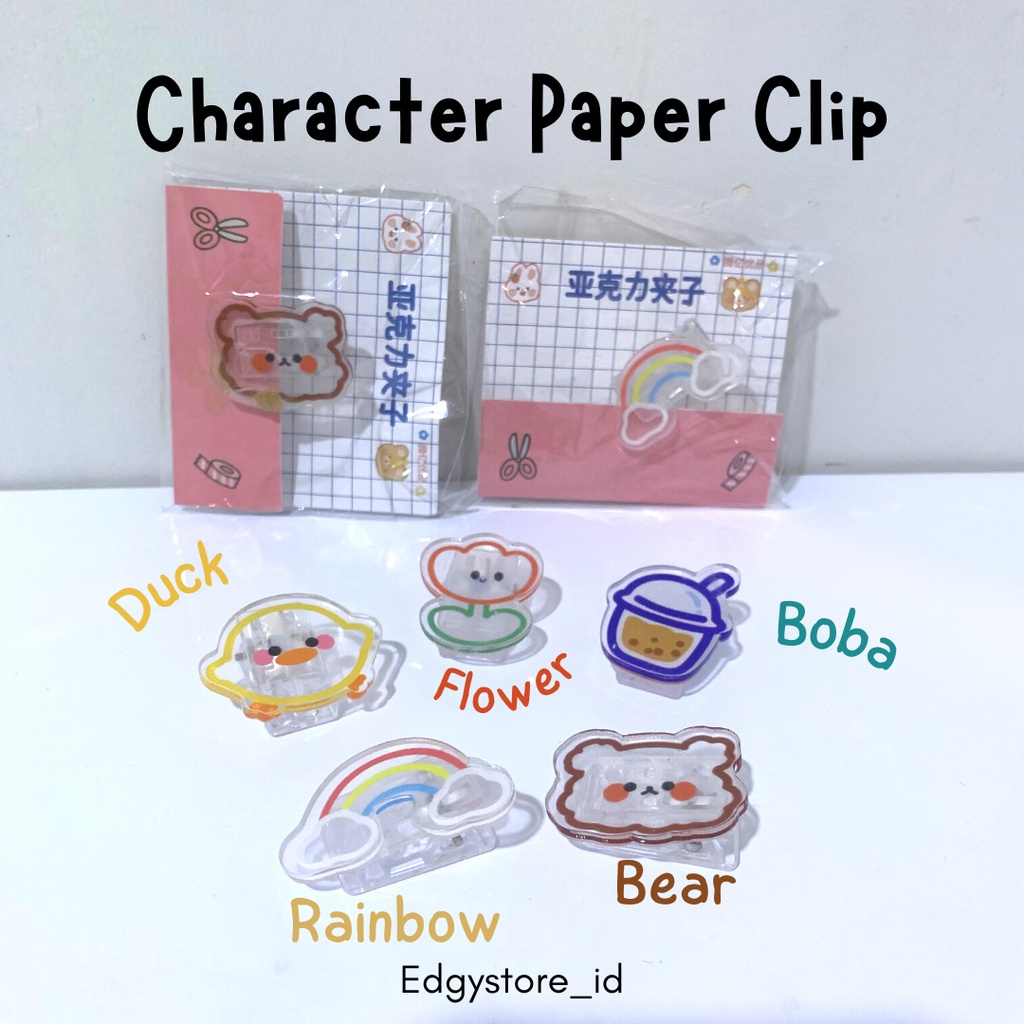 

Character Paper Clip Boba Penjepit Kertas