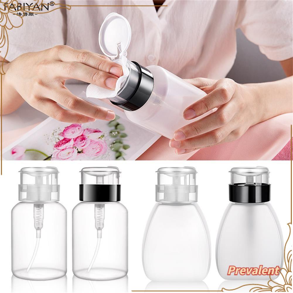 Botol Kosong Isi Ulang Bahan Plastik Ukuran 250mL Untuk Penghapus Cat Kuku Manicure