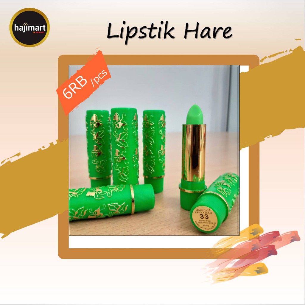 LIPSTICK HARE ARAB ORIGINAL / LIPSTIK HARE HIJAU ORI 100% HALAL