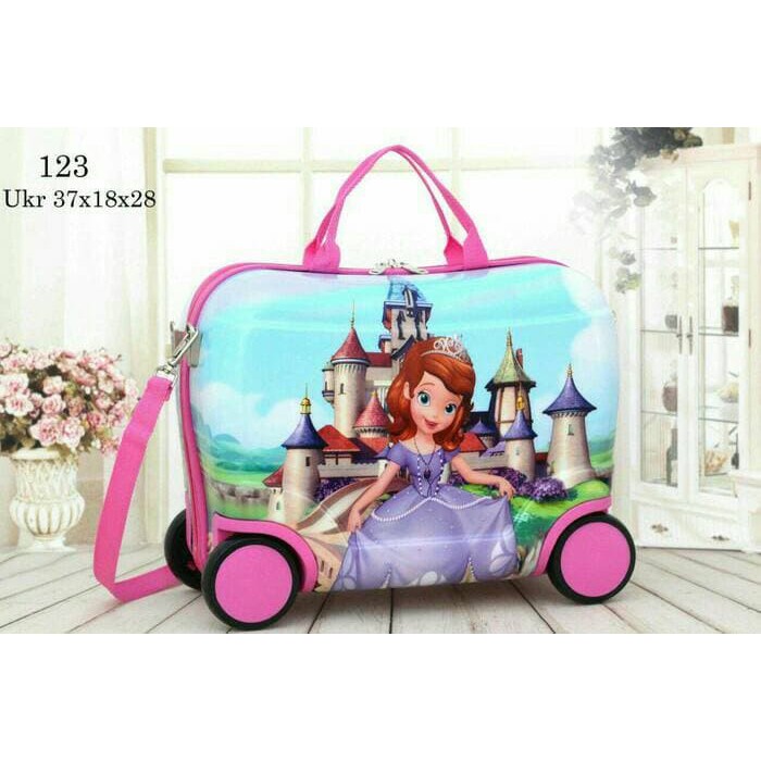"Tas Koper Trunkie Anak Fiber Sofia 4Roda"