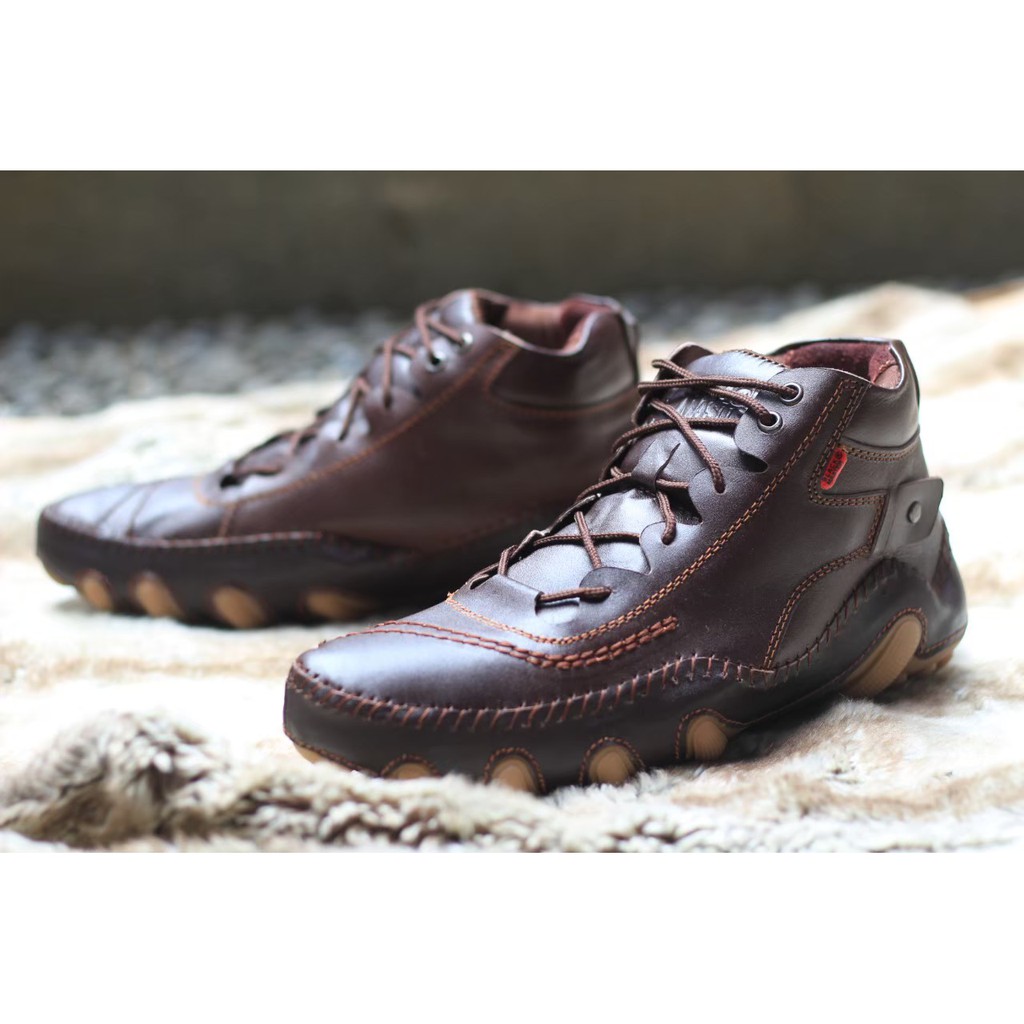 CRS x STAM - SEPATU BOOTS PRIA KULIT ASLI BLACKMASTER ORIGINAL HANDMADE HITAM COKLAT TAN MURAH