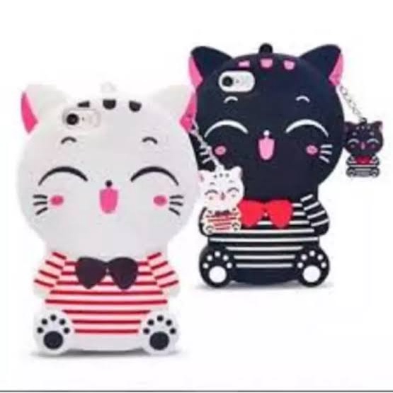 SOFT CASE KARAKTER KUCING HELLO KITTY 4D SAMSUNG J8 2018