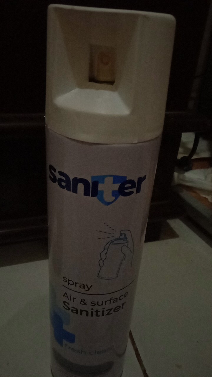 Saniter Spray 400 Ml Air & Surface Aerosol Desinfektan ( Free Bubble Wrap)