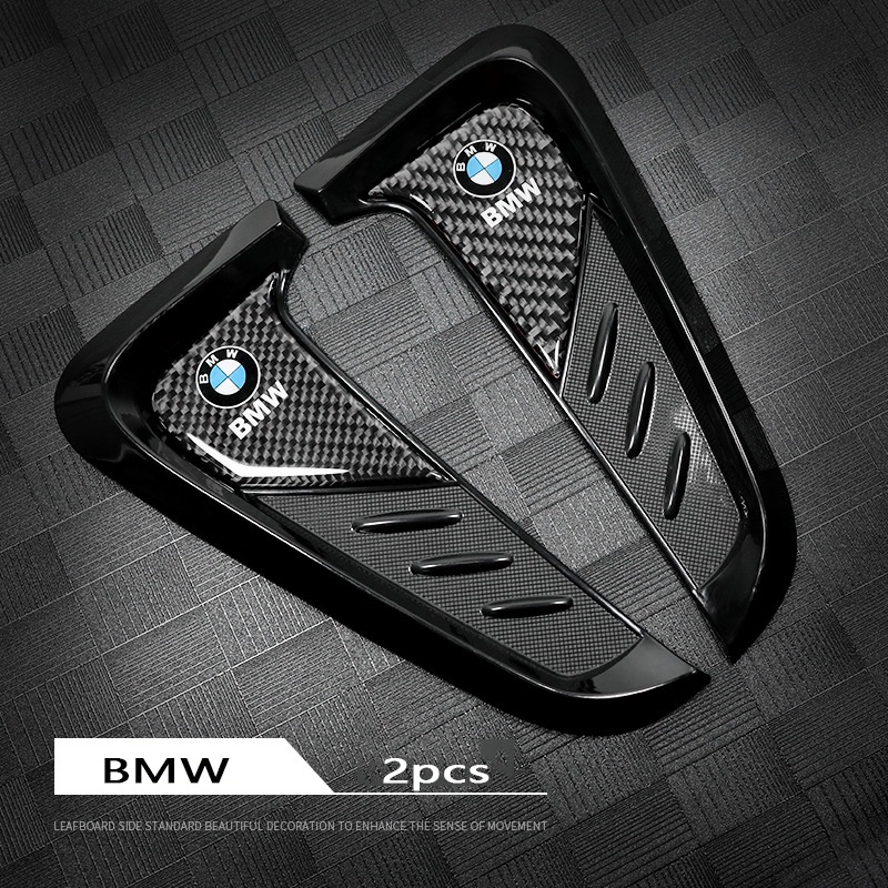 2pcs Stiker Ventilasi Fender Mobil Bahan Serat Karbon Untuk Mercedes Benz A B C E S Class GLA GLB GLC GLE GLS