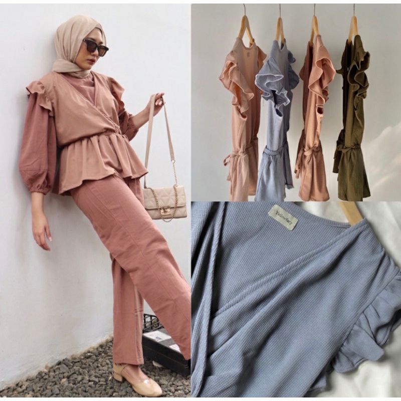 Gamila Vest Rompi Wanita Outfit Hijab Wafer Series