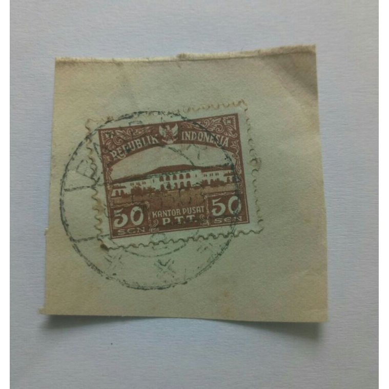 

prangko kuno indonesia cap pos bandung 1