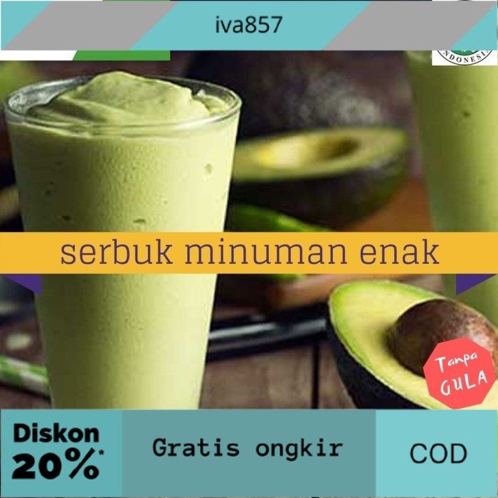 

PROMO PLAIN Avocado Powder (Bubuk Tanpa Gula Rasa Alpukat) GRATIS ONGKIR