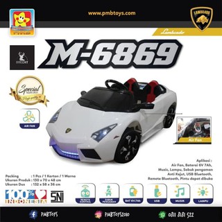  Mainan  Anak Mobil  Aki  Lambrado PMB M 6869 Sport Khusus 