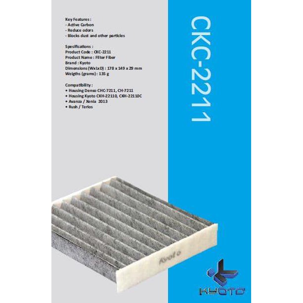 Filter Ac / Kabin Kyoto - Carbon - Avanza & Xenia >2013, Rush, Terios