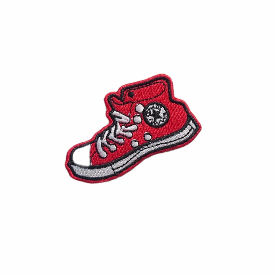 Iron Patch Mirip Sepatu Converse Vans Shoes
