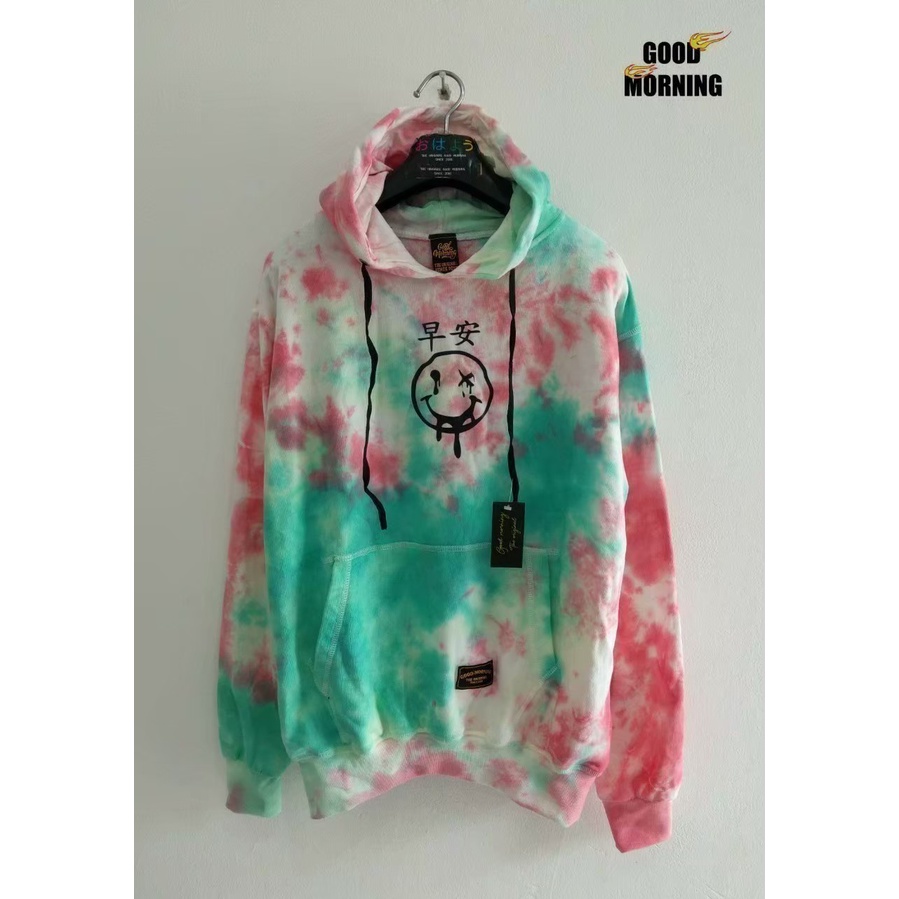 Brq.store - Hoodie Good Morning Washing Terbaru Pria/Wanita