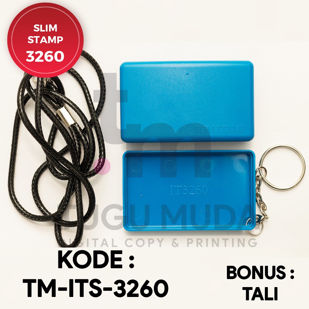 

Gagang Stempel Slim Stamp PERSEGI PANJANG 3260 (32x60mm) -TM-ITS-3260