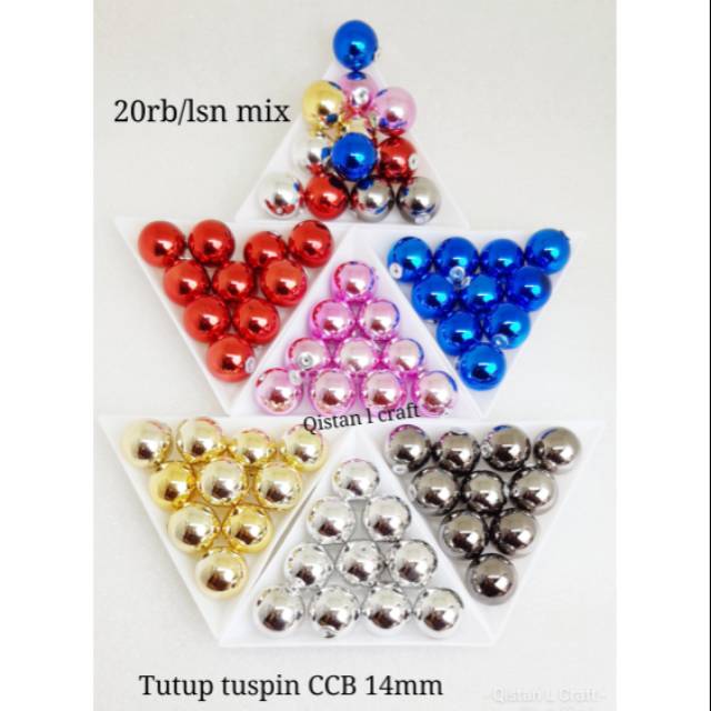 Tutup yuspin ssc metalik 14mm