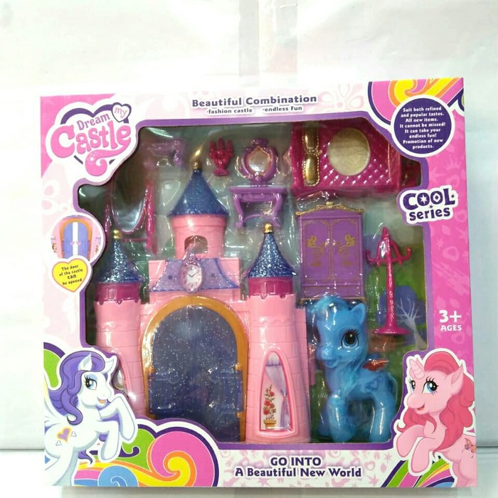 BR853 DREAM CASTLE PONY 1PC MAINAN ANAK PEREMPUAN