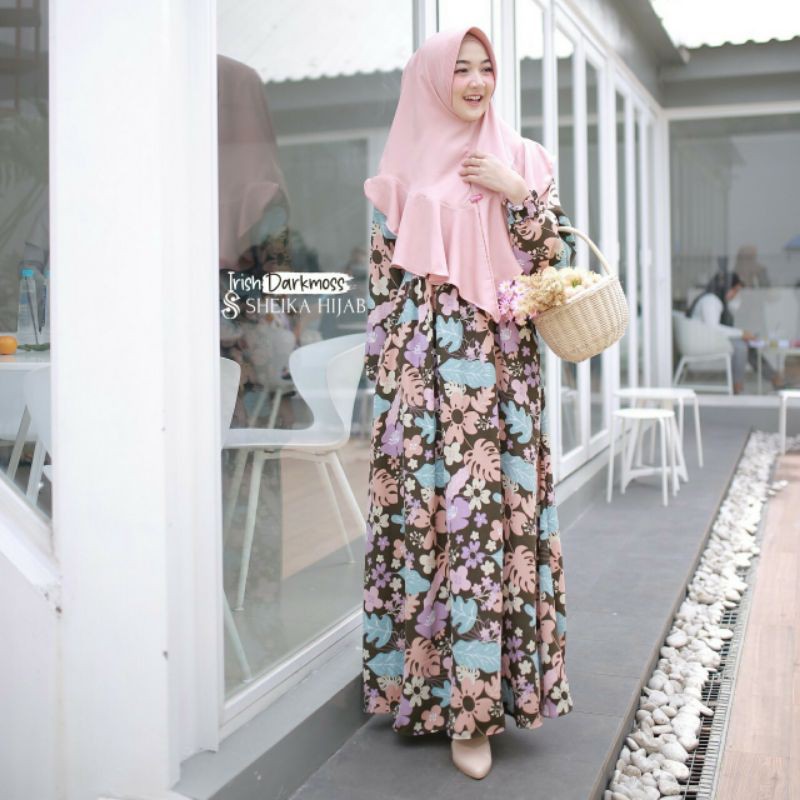 dress Irish sheika hijab set