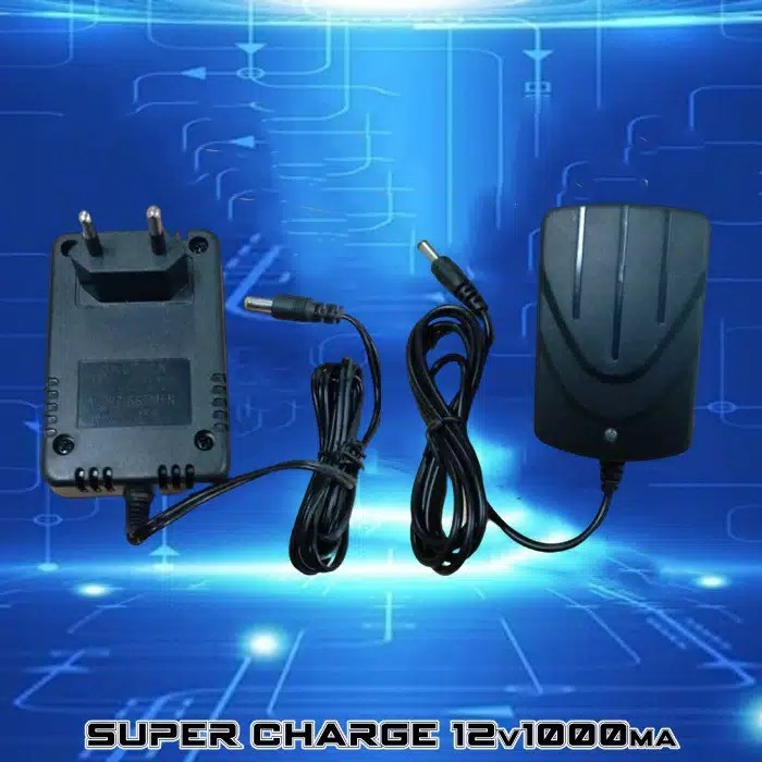 GROSIR 12v1000ma Super Charger Chargeran Mainan Anak Mobil Aki MVP - CHARGER12V