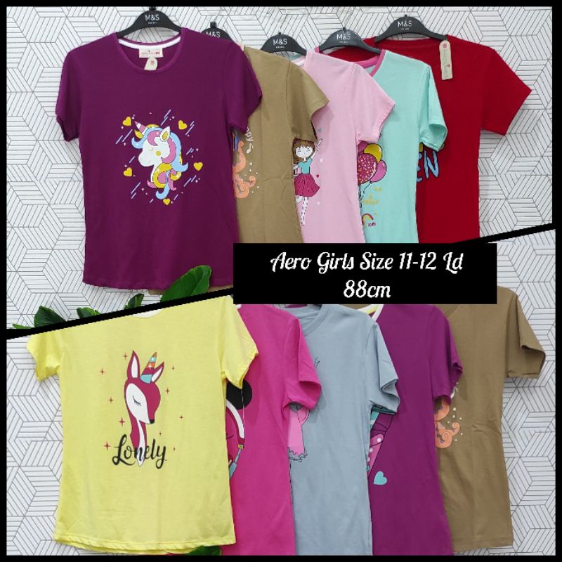 Kaos Aero Girls Kaos Anak Cewek Aero Kaos Lengan Pendek Aero Terlaris Kaos Aero Girls Origin