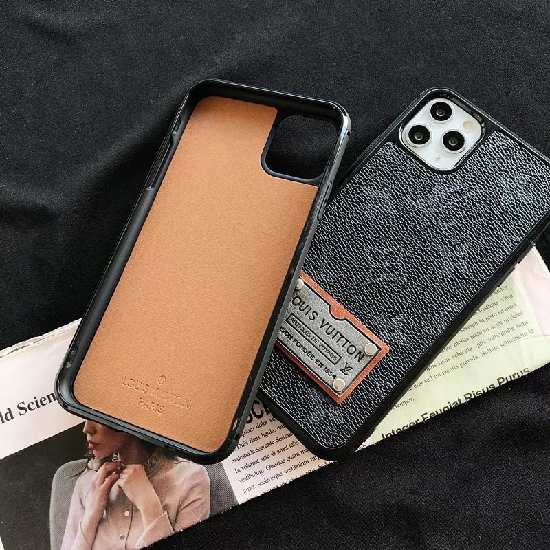 LV LEATHER HARD CASE IPHONE 7 Plus 7+ 8 8+ X Xs Xr XsMAX 11 11Pro 11ProMax 12 12Mini 12Pro 12ProMax