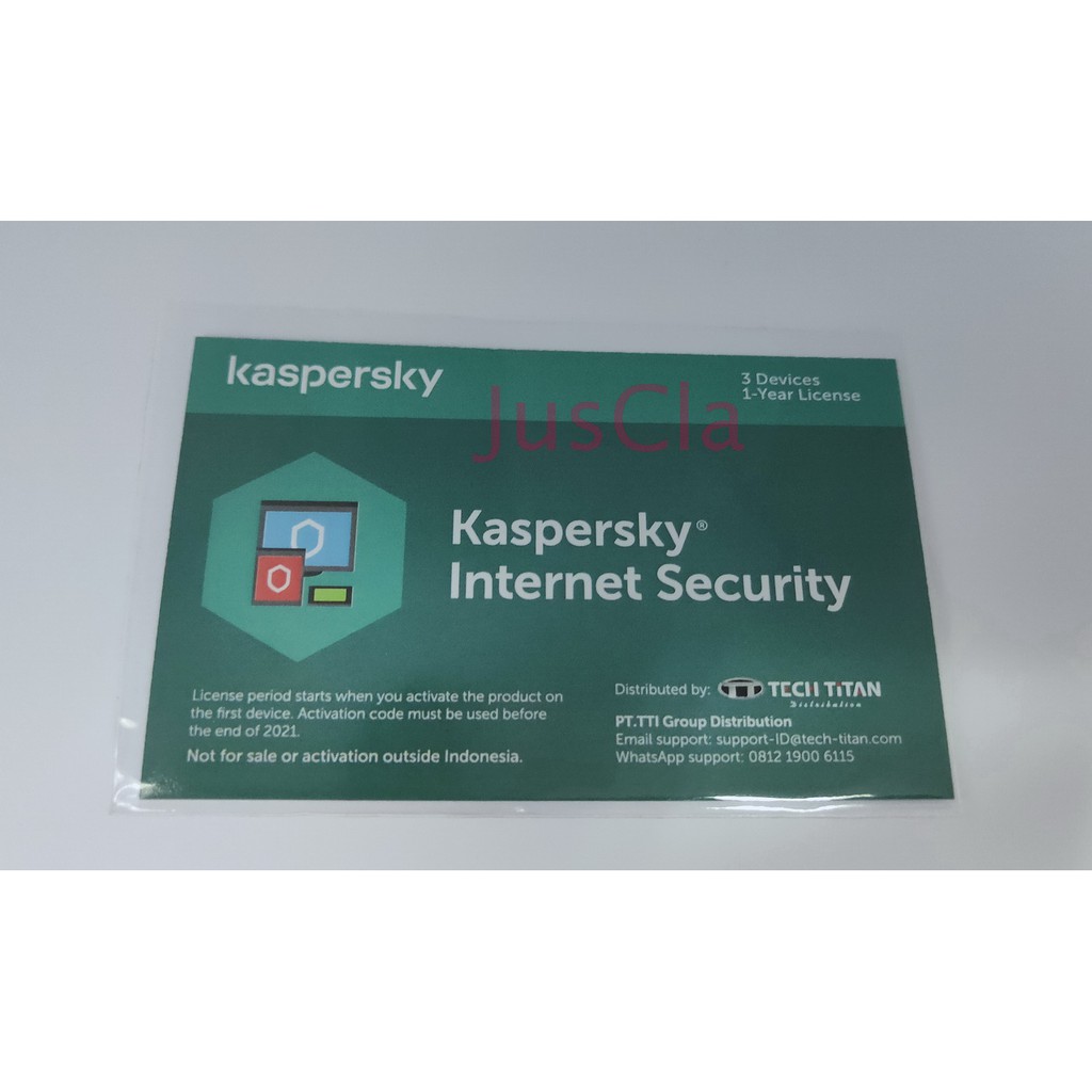 Anti Virus KASPERSKY INTERNET SECURITY 3 PC ASLI dan ORIGINAL 365 HARI