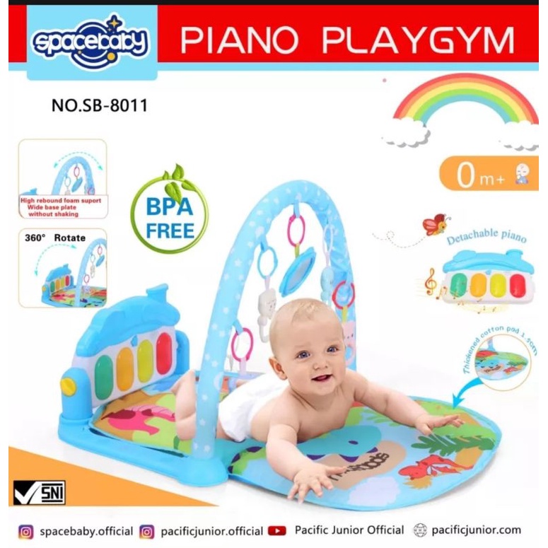 SPACE BABY PIANO PLAYGYM SB 8011 (PLAYMATE)