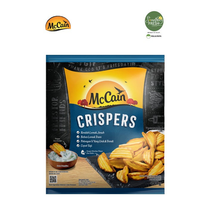 

Kentang McCain Potato Crispers Fries 400gr